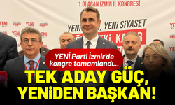 YENİ Parti İzmir'de kongre tamamlandı... Tek aday Güç, yeniden başkan!