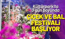 Kültürpark’ta çiçek ve bal festivali başlıyor