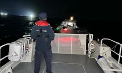 Didim açıklarında sürüklenen teknedeki 3 kişi kurtarıldı