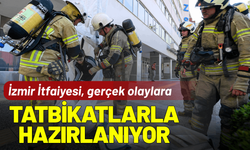 İzmir İtfaiyesi, gerçek olaylara tatbikatlarla hazırlanıyor