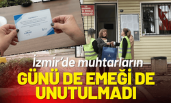İzmir’de muhtarların günü de emeği de unutulmadı