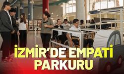 İzmir’de empati parkuru: Engelleri deneyimleyerek fark ediyorlar