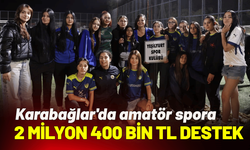 Karabağlar'da amatör spora 2 milyon 400 bin TL destek