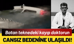 Balıkesir'de batan teknedeki kayıp doktorun cansız bedenine ulaşıldı
