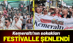 Kemeraltı'nın sokakları festivalle şenlendi