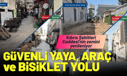 Kıbrıs Şehitleri Caddesi’nin zemini yenileniyor