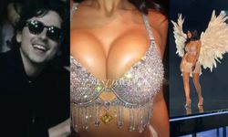 Kylie Jenner, 50 milyon dolarlık Fantasy Bra'yı girdi! Timothee Chalamet en önden izledi.