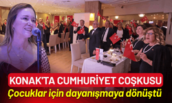 Konak'ta Cumhuriyet coşkusu çocuklar için dayanışmaya dönüştü