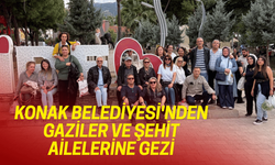 Konak Belediyesi'nden gaziler ve şehit ailelerine anlamlı gezi