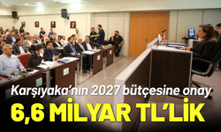 Karşıyaka’nın 6,6 milyar TL’lik 2027 bütçesine onay