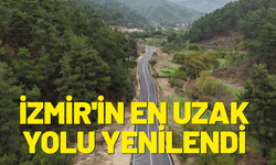İzmir'in en uzak yolu yenilendi