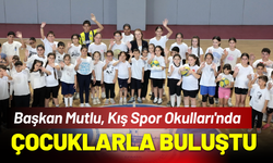 Başkan Mutlu, Kış Spor Okulları'nda çocuklarla buluştu