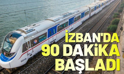 İZBAN’da 90 dakika uygulaması yeniden başladı