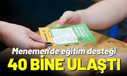 Menemen'de eğitim desteği 40 bine ulaştı