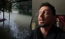 Murat Boz, sağanak nedeniyle stüdyoda mahsur kaldı