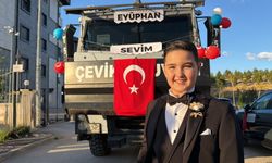 Şehit çocuğu Eyüphan’a TOMA’lı düğün konvoyu
