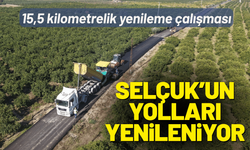 Selçuk’ta 15,5 kilometrelik yol yenileniyor