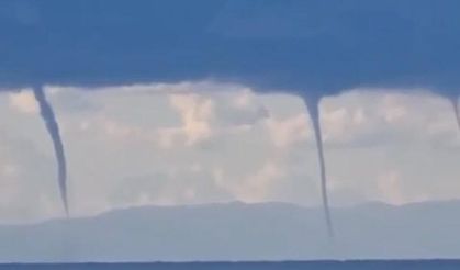 Çeşme'de aynı anda 8 hortum oluştu