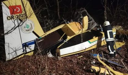 Yangın söndürme uçağı düştü; Şehidimiz var