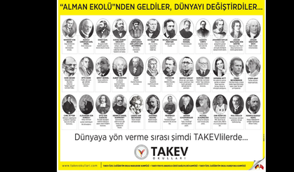 Dünyaya yön verme sırası şimdi TAKEV'lilerde...