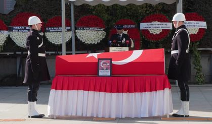 Şehit polis memuru Mustafa Aydın için tören düzenlendi