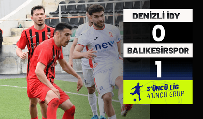 Denizli İdmanyurdu: 0 - Balıkesirspor: 1