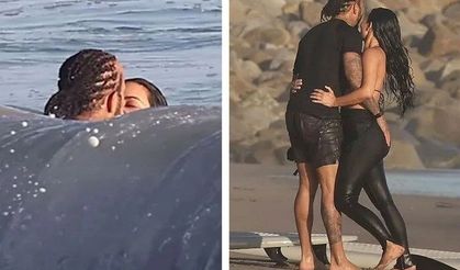 Kim Kardashian ve Lewis Hamilton, sörf yaparken aşk tazeledi