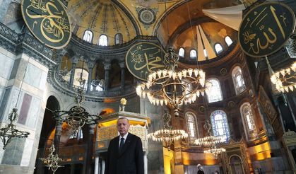 Cumhurbaşkanı Erdoğan’dan Ayasofya mesajı