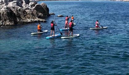 SUP boardda keyif kadar risk de büyük