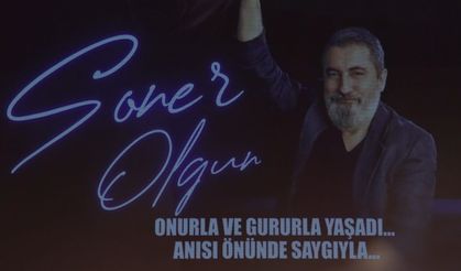 Soner Olgun için anma töreni yapıldı