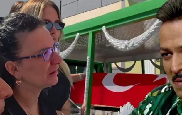 Serhat Mustafa Kılıç'a son veda: Özlem Esmergül'ün gözyaşları...
