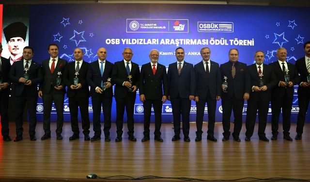 İAOSB, OSB Yıldızları Araştırması’nda Türkiye 4’üncüsü oldu