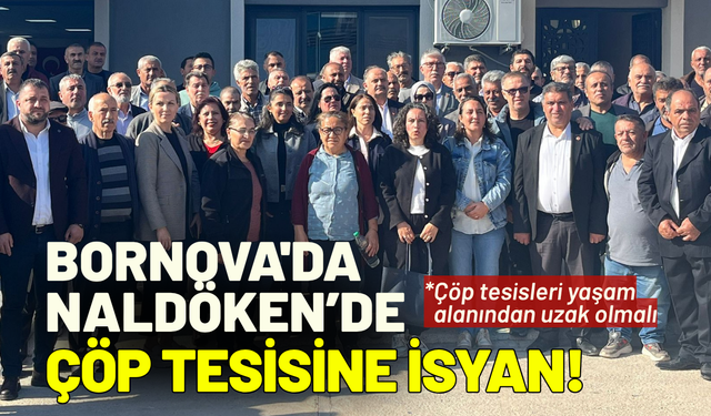 Bornova'da 'Naldöken Çöplük Olmasın' eylemi