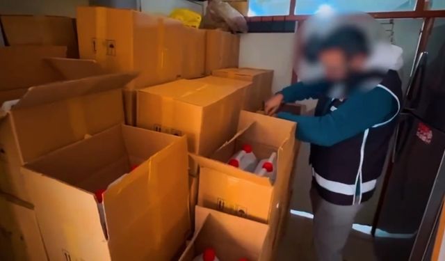 81 ilde kaçak içki operasyonu