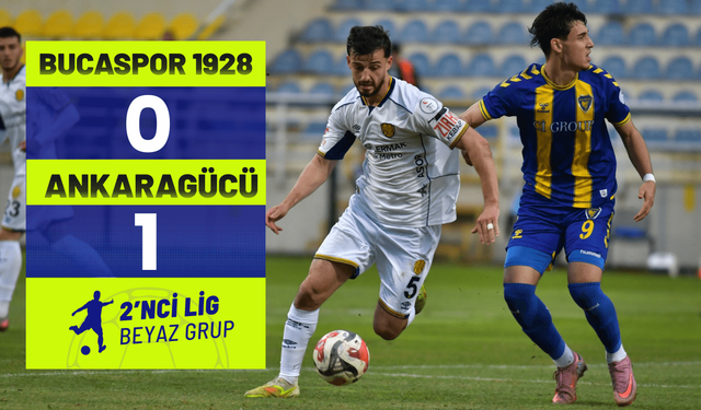 Bucaspor 1928: 0 – Ankaragücü: 1