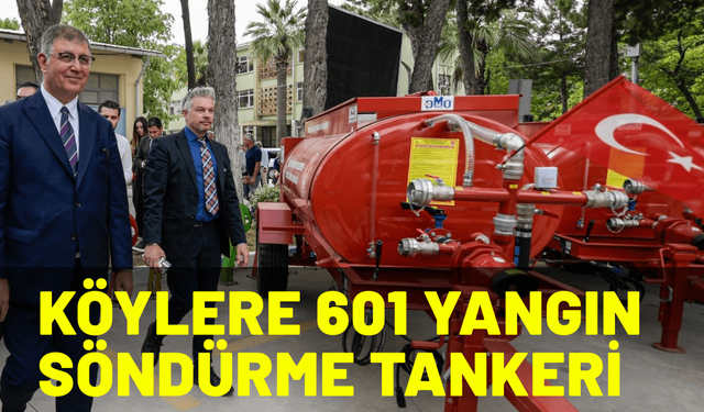 Büyükşehir’in köylere dağıttığı tankerler ormanları kurtarıyor