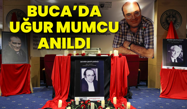 Buca Uğur Mumcu'yu andı