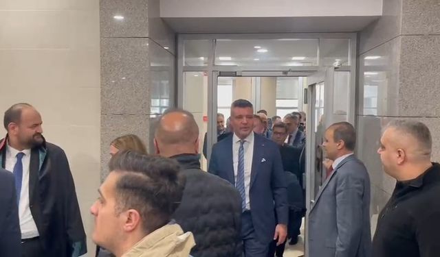 Sadettin Saran adliyeye geldi