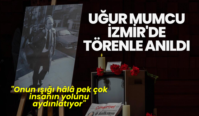 Uğur Mumcu İzmir'de törenle anıldı