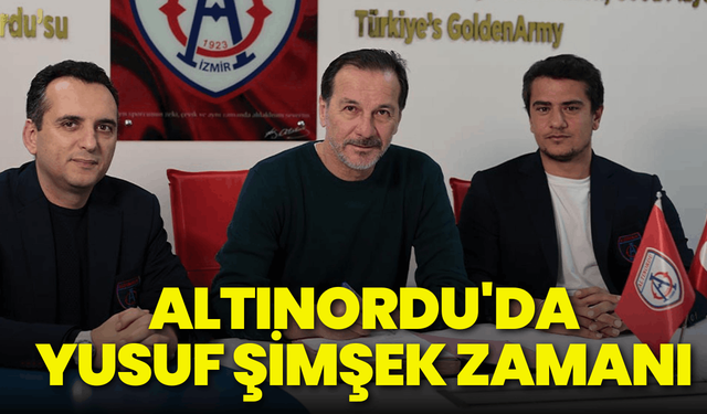 Altınordu'da Yusuf Şimşek işbaşı yaptı