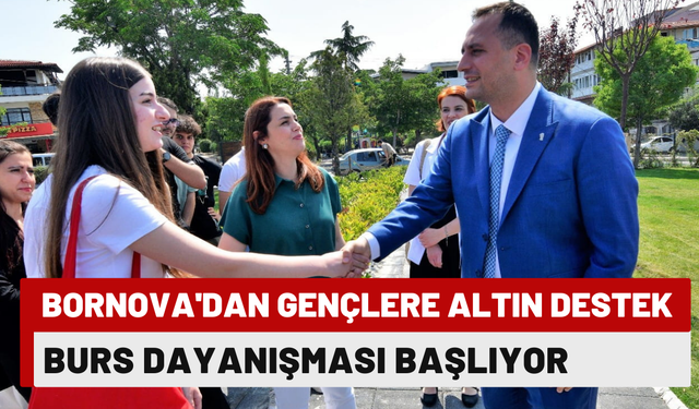 Bornova'dan gençlere altın destek: Burs dayanışması başlıyor