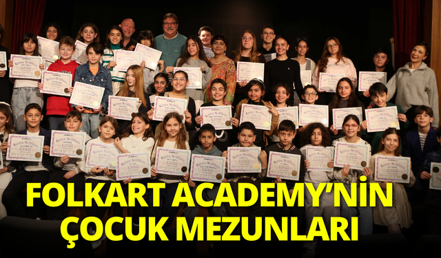 Folkart Academy’nin çocuk mezunları