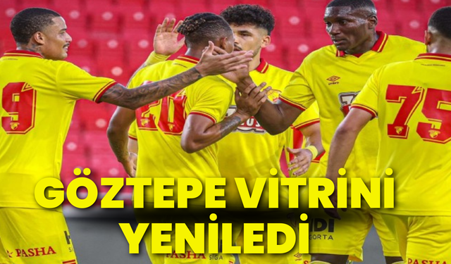 Göztepe vitrini yeniledi