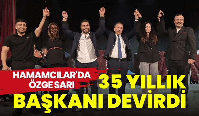 Hamamcılar'da Özge Sarı, 35 yıllık başkanı devirdi