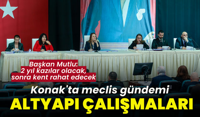 Konak'ta iki yıl altyapı kazıları olacak