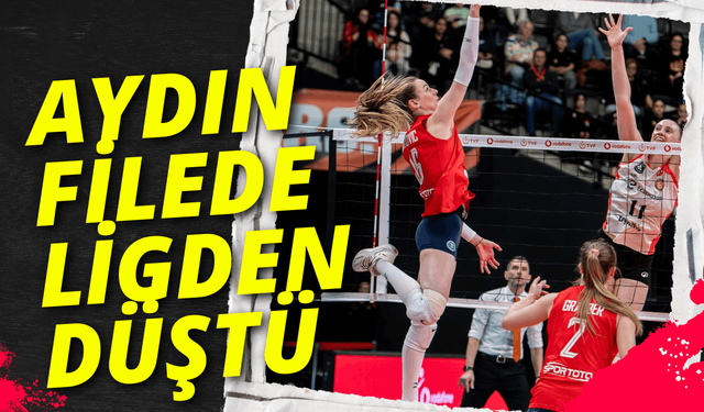 Aydın filede Sultanlar Ligi'nden düştü