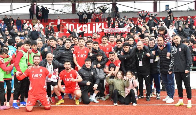 Balıkesirspor'un 3'te 3 keyfi