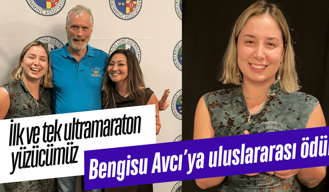 Ultramaraton yüzücümüz Bengisu Avcı’ya uluslararası ödül