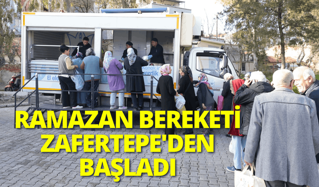 Konak'ta Ramazan bereketi Zafertepe'den başladı