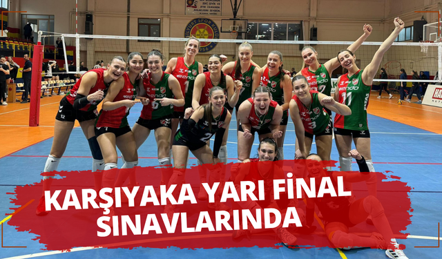 Karşıyaka filede yarı final sınavlarında